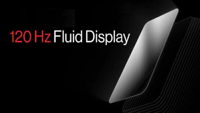 OnePlus gør reklame for deres 120 Hz Fluid Display