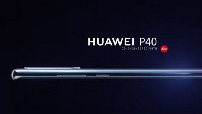 Huawei P40 ser ud til at få buet skærm