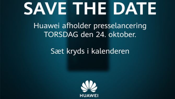 I morgen offentliggør Huawei en ny telefon til det danske marked