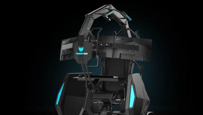 Acer lancerer vanvittig gaming-stol: Predator Thronos Air