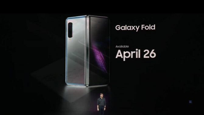 Samsung Galaxy Fold er blevet udskudt