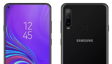 Samsung Galaxy A8s på vej med lillebitte hul i skærmen