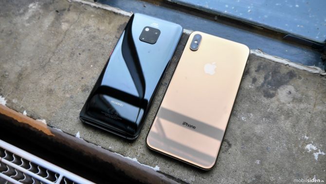 Huawei Mate 20 Pro mod iPhone XS Max og Galaxy Note9