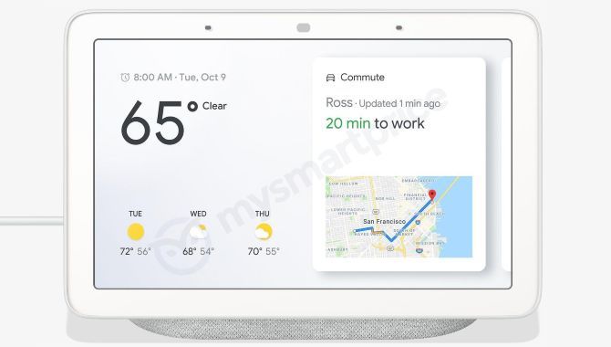 Google Home Hub: Billeder lækket af Googles første Smart Display