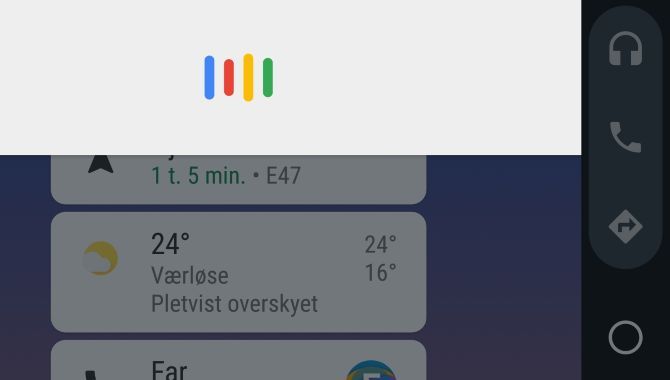 Android Auto forstår nu flere danske talekommandoer