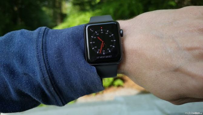 Fremtidige Apple Watch ure får trykfølsomme knapper