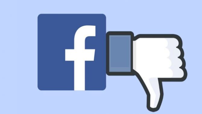 Facebook tester “nedstem” knap
