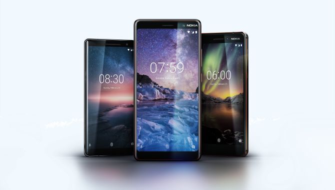 Nu kan du købe Nokia 7 plus, 6 (2018) og 8 Sirocco i Danmark