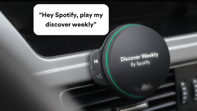 Spotify arbejder på lille streamingenhed til bilen