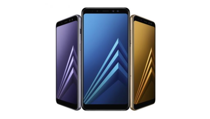 Samsung Galaxy A8 (2018) i forretningerne i dag