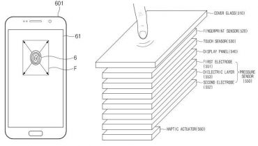 Samsung får patent på fingeraftrykslæser indbygget i skærmen