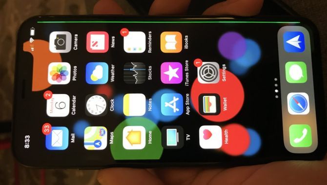 iPhone X-ejere klager over grøn streg på hele skærmen