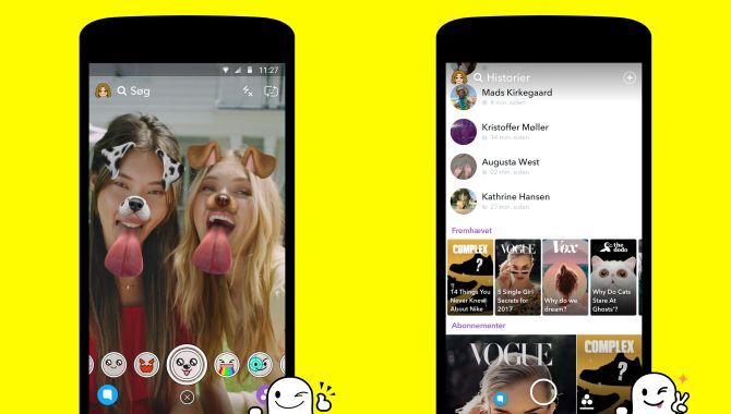 Snapchat til Android bliver lavet om helt fra bunden