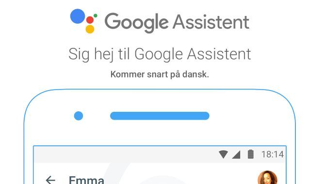 Google Assistent kommer snart til Danmark