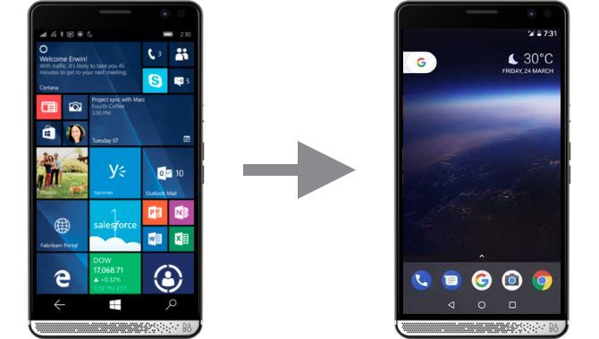 Rygte: HP skifter Windows 10 Mobile ud med Android