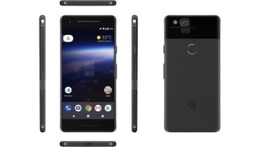 Knivskarpe renderinger af Google Pixel 2 dukker op