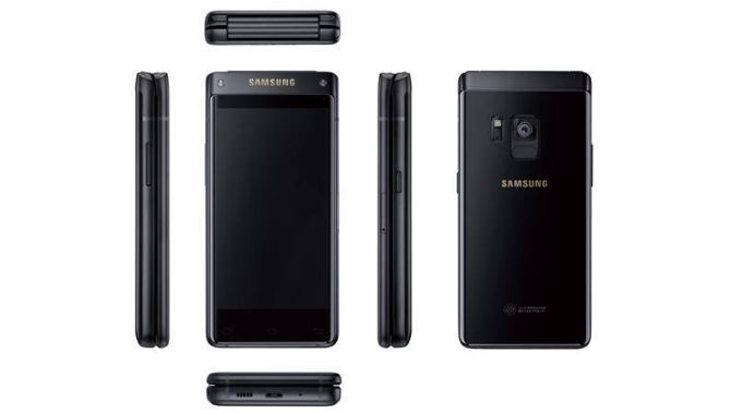 Første billede lækket: Her er Samsungs vilde klaptelefon