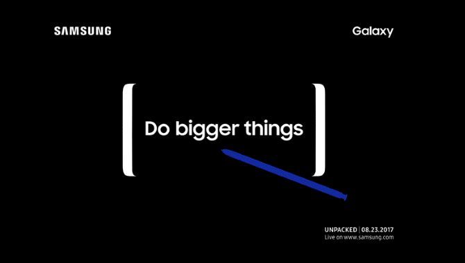 Samsung inviterer til Galaxy Note 8-event den 23. august