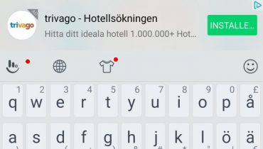 Nu viser HTC reklamer på dets Android-tastatur