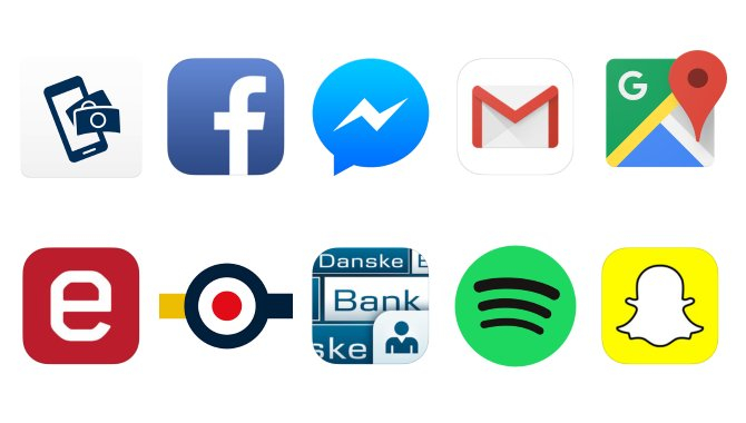Disse 10 apps vil danskerne mindst undvære