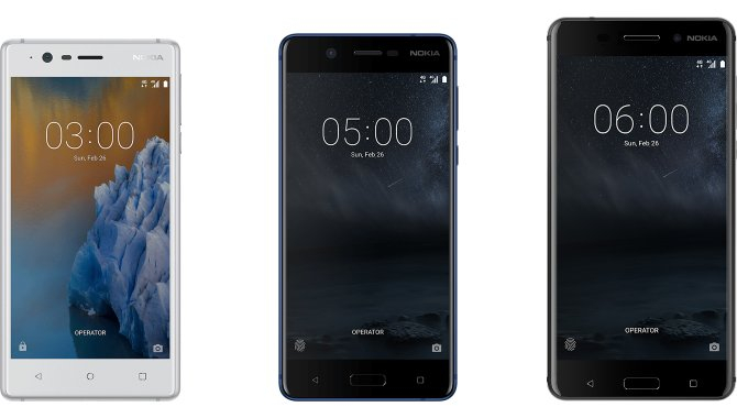 Nu kan du købe Nokia 3, 5 og 6 i Danmark