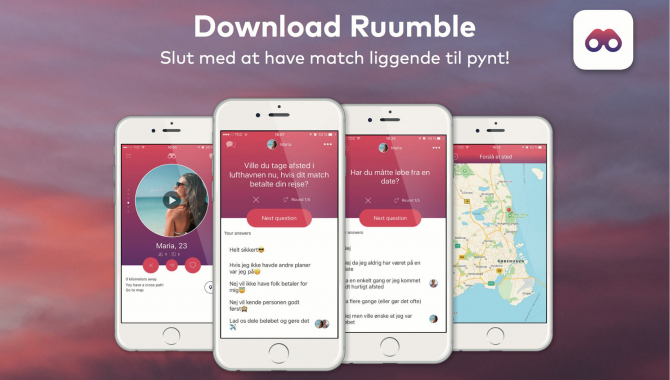 Ny dansk dating-app ude: Are you ready to Ruumble?