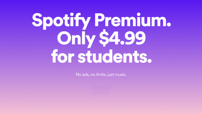 Studietilbud fra Spotify: Premium til halv pris