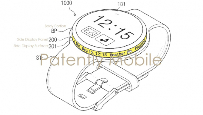 Samsung-patent: Et smartwatch med dobbeltdisplay