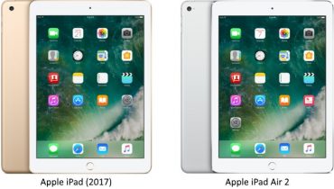 Sammenligning: iPad 9,7″ (2017) vs. iPad Air 2: Her er forskellen