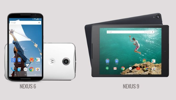 Slut med nye Android-versioner til Nexus 6 og Nexus 9