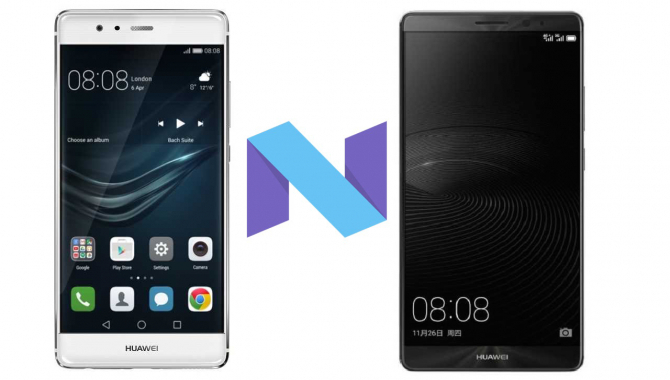 Android Nougat ude til kinesiske Huawei P9 og Mate 8’ere