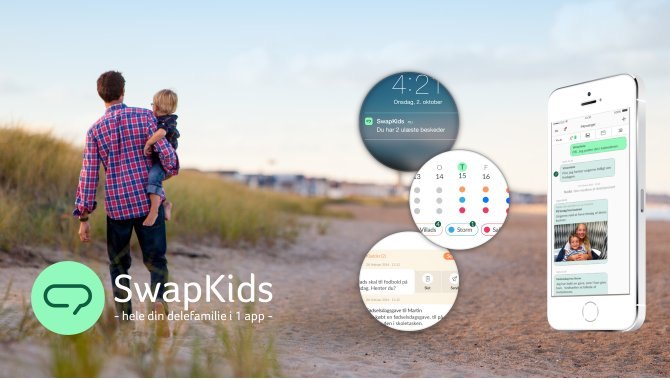SwapKids: Ny, dansk app til skilsmisseforældre