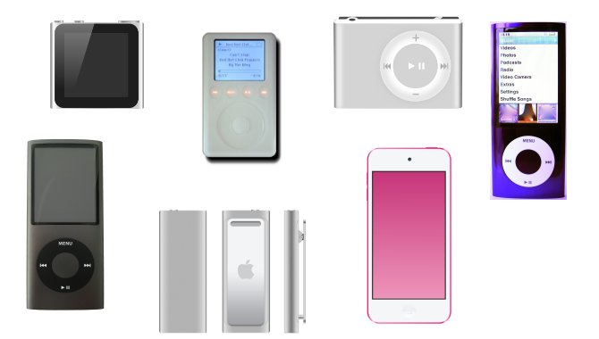 Apple iPod fylder 15 år – se udviklingen år for år