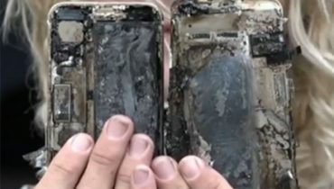 iPhone 7 går i brand og ødelægger bil