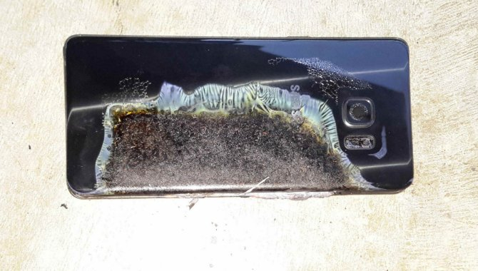 Samsung får falske klager om nedbrændte Galaxy Note 7-telefoner