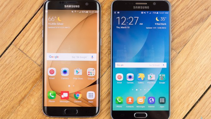 Samsung Galaxy Note 7 vs. S7 edge – hvilken skal jeg vælge?