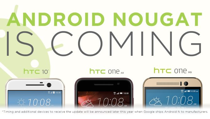 Disse HTC-topmodeller får Android 7.0 Nougat først
