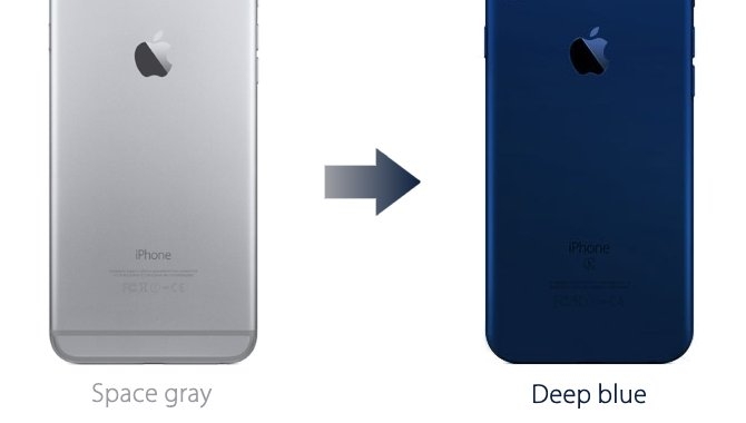 iPhone 7 får farven deep blue i stedet for space grey