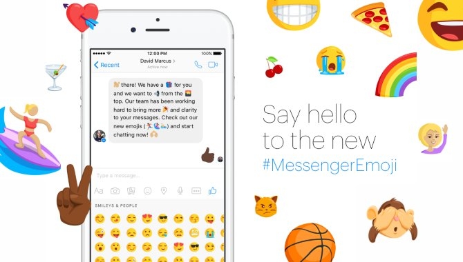 Facebook Messenger får i dag 1.500 nye emojis