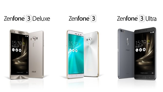 Se forskellen mellem ASUS ZenFone 3, Ultra og Deluxe