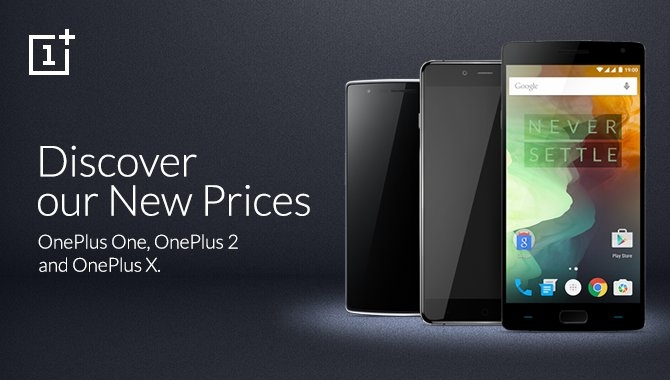 OnePlus sænker priserne på alle sine telefoner