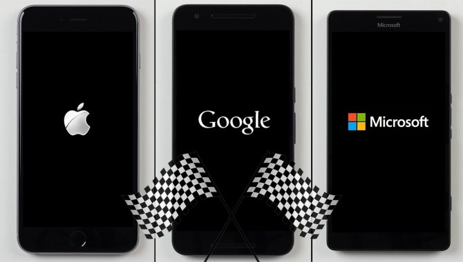 iPhone 6S Plus, Nexus 6P og Lumia 950 XL: Hvilken er hurtigst?