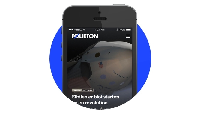 Føljeton – Dansk smartphone-medie går i luften
