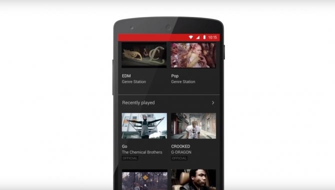YouTube Music ude til Android