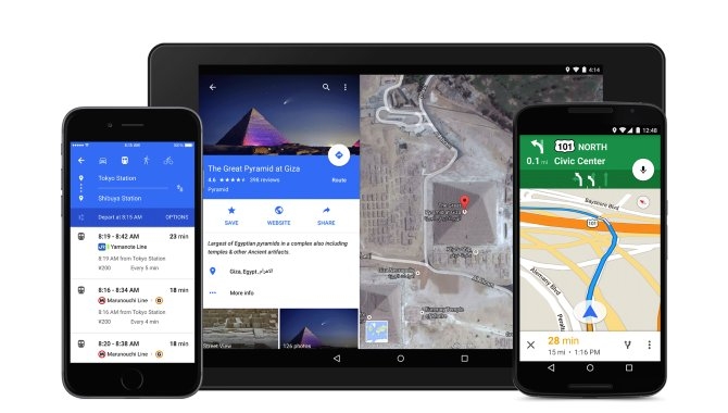 Nu kan Google Maps navigere med gemte offlinekort