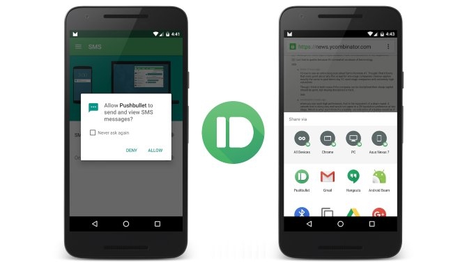 Pushbullet-appen optimeres til Android 6.0 Marshmallow