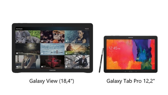 Nye fotos af Samsungs gigantiske Galaxy View-tablet ude