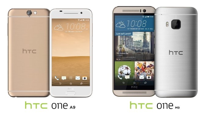 Sammenligning: HTC One A9 mod topmodellen One M9