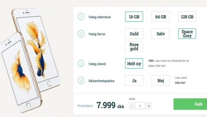 iPhone 6s i Danmark – bestil den her og få den i morgen
