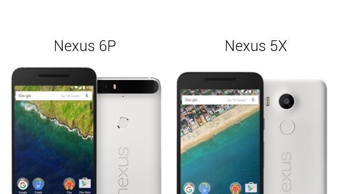 Pressefotos af Nexus 5X og Nexus 6P lækket i nye farver